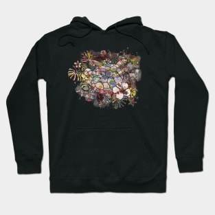 Sea Turtle Floral 7 Hoodie